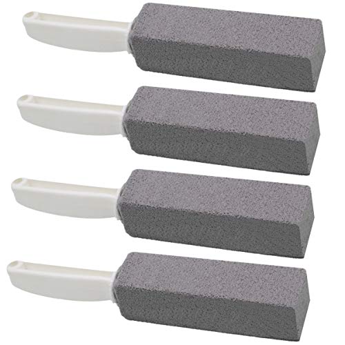 Tuodeal Pumice Stone for Toilet Bowl Cleaning with Handle Pumice Toilet Stone 4 Pack - Image 2