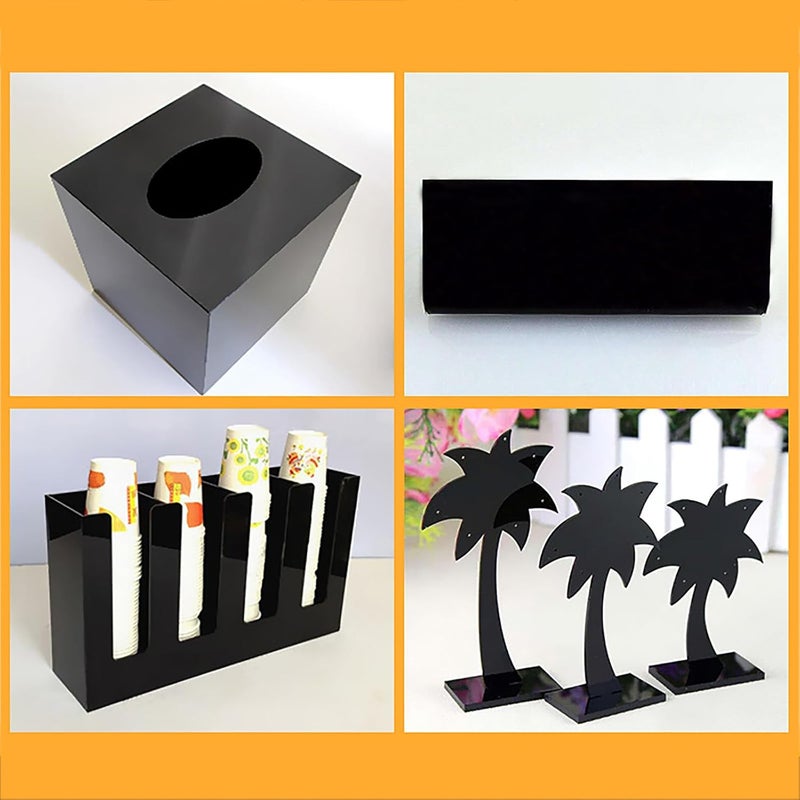 Thick 5Mm Black for Signs, DIY Display Projects, Craft Photo Frame/400 * 500Mm(297 * 210Mm) - Image 4