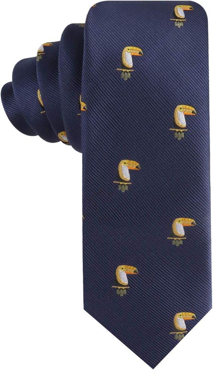 AUSCUFFLINKS Animal Ties | Woven Skinny Neckties | Groomsmen Wedding Ties | Work Ties for Him - Image 3