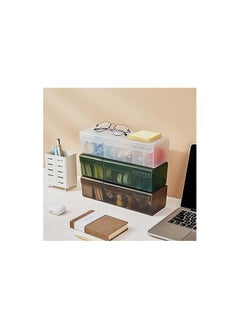 KASTWAVE Data Cable Organizer Box, Wire Data Cord Management Case, Charge Cable Management 7 Compartments Storage Box, Cord Sorter Small Desk Electronic Accessories Organizer and Storage  - Image 5
