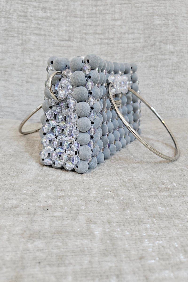 Handmade Pearl beaded hand/ shoulder/ crossbody bag for women - Image 2