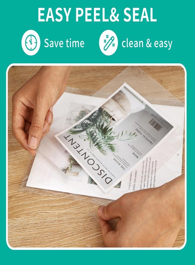 iMailer - 100 Count - 5" x 7" Cellophane Bags Self Sealing - Resealable Clear Poly Cello Bags for A2 A4 A6 Cards & Envelopes, Bakery, Cookies, Treats - Image 3