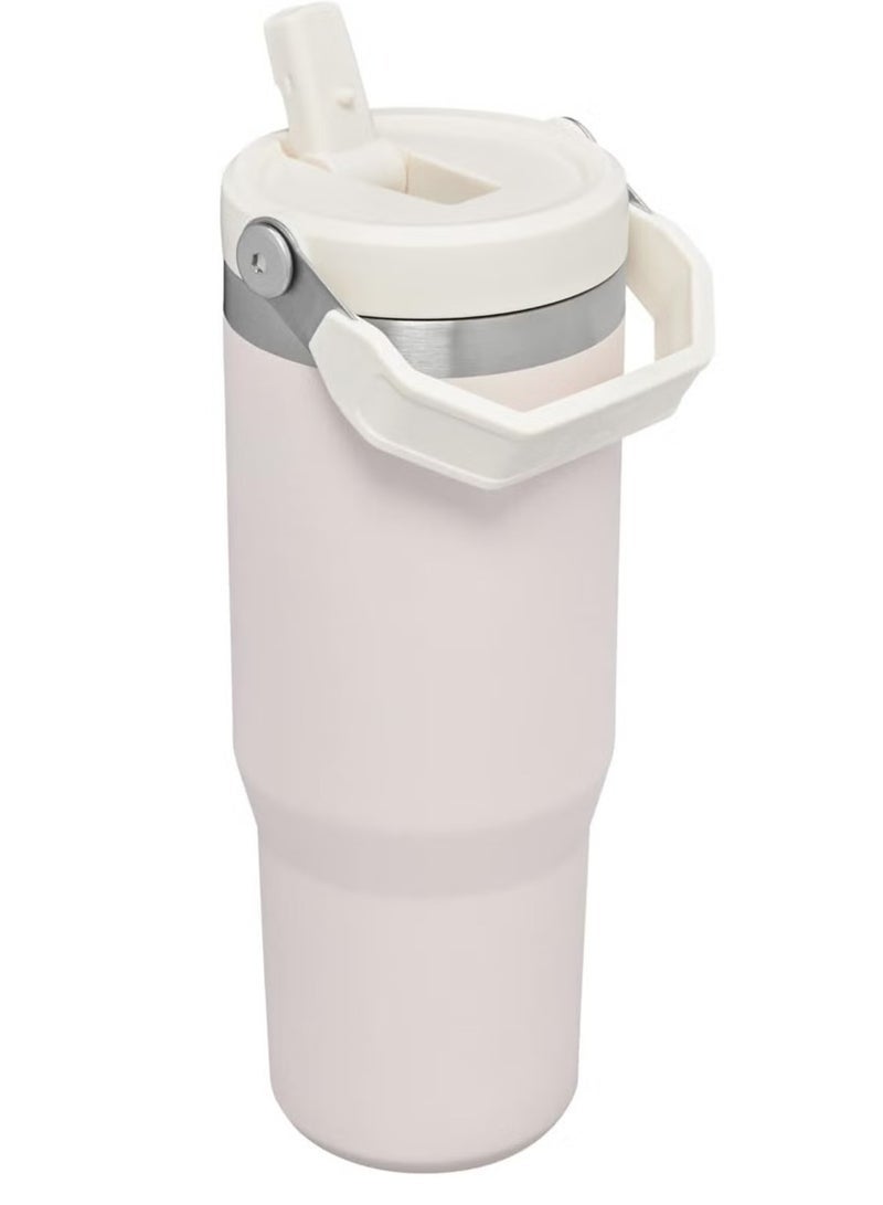 ستانلي كوب ستانلي من الفولاذ المقاوم للصدأ - زجاجة مياه معزولة بالفراغ للمنزل أو المكتب أو السيارة، كوب قابل لإعادة الاستخدام مع شفاطة مقاومة للتسرب، قلاب بارد لمدة 12 ساعة أو مثلج لمدة يومين، 30oz - Image 3