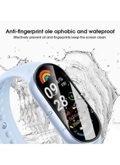يوك 3 قطع واقي شاشة لساعة Xiaomi Smart Band 9، طبقة شفافة ناعمة ومضادة للخدش بتغطية كاملة  - Image 5