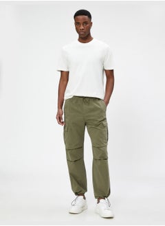 KOTON Parachute Trousers Stoppers Cargo Pocket Detailed Cotton  - Image 2