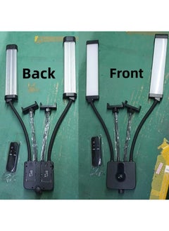 General D-5X Double Arm Lamp Set With Anti-folding Bracket Internet Celebrity Beauty Anchor Photography Lighting Hot Sale In Foreign Trade-Color:D-5X Double Arm Light Set With Reverse Folding 1.6 M Bracket  - Image 4