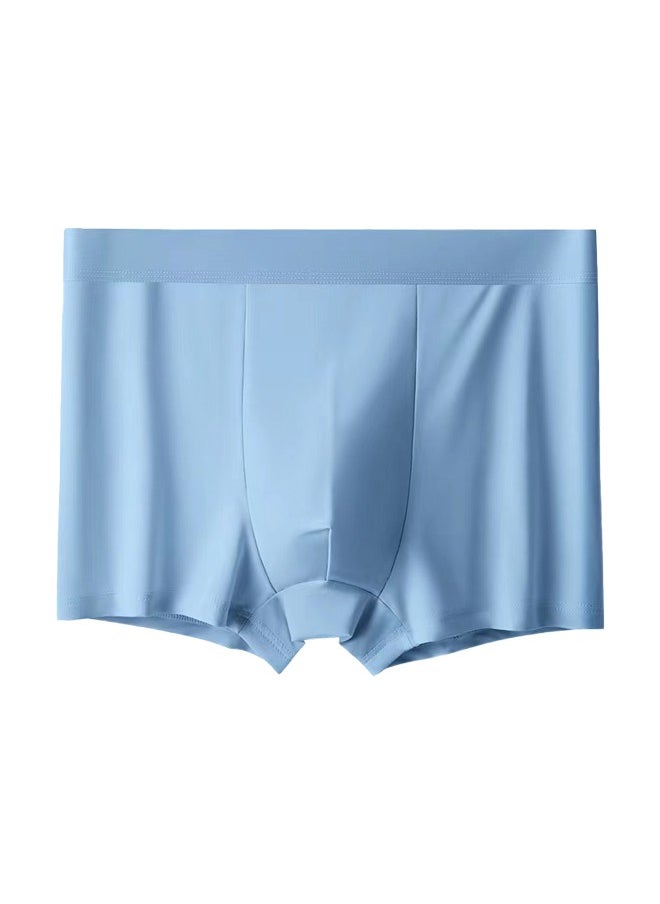 Zeemey - Zeemey 6 Pack Men's Boxer Briefs Low Rise Undies Cool Boxers Shorts Underpants Soft Pants Breathable Seamless Trunks Ice Silk Underwear for Men - Image 1