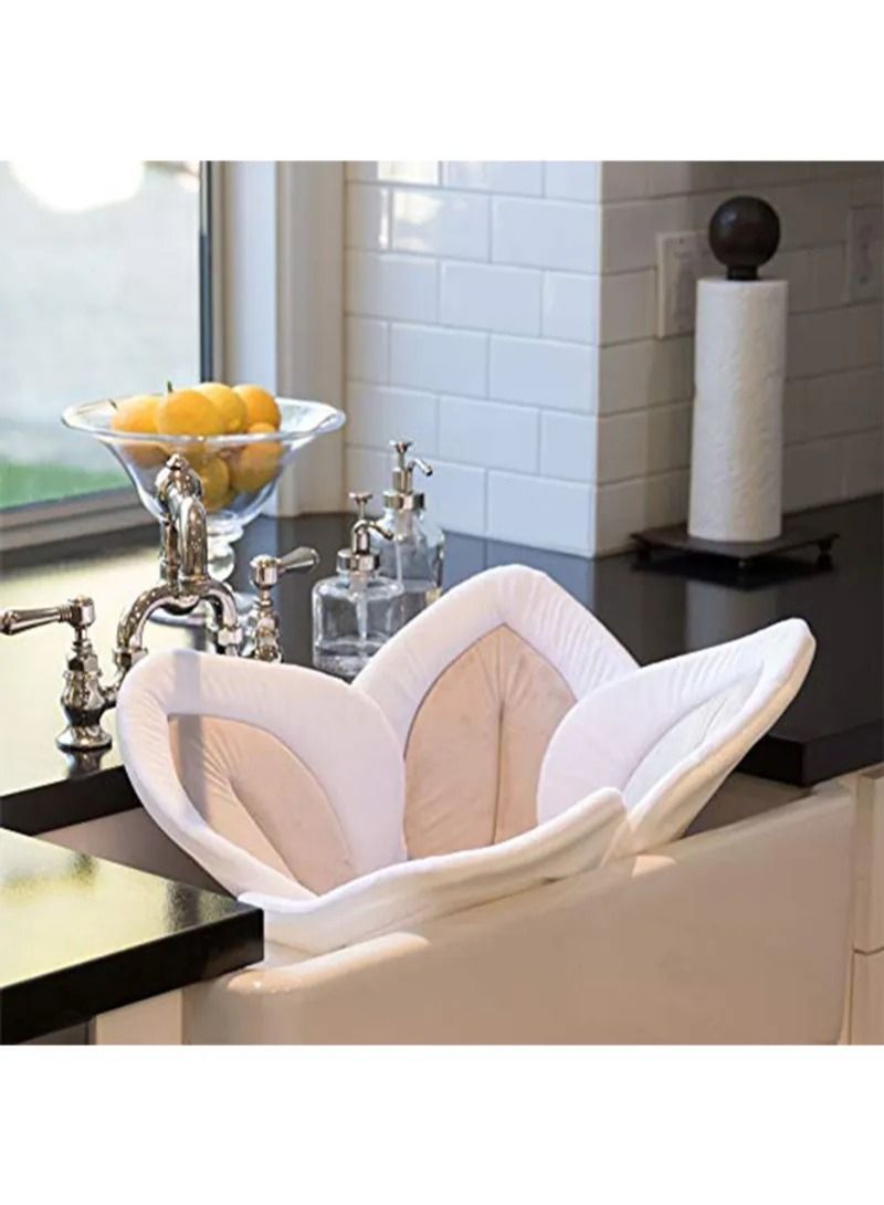 Buna Baby Bath Flower For Infants Warm  Cozy  Premium Bath Baby will love Newborn Bath Baby Essential Fits Bathtub Sink Tub for Newborns - Image 2