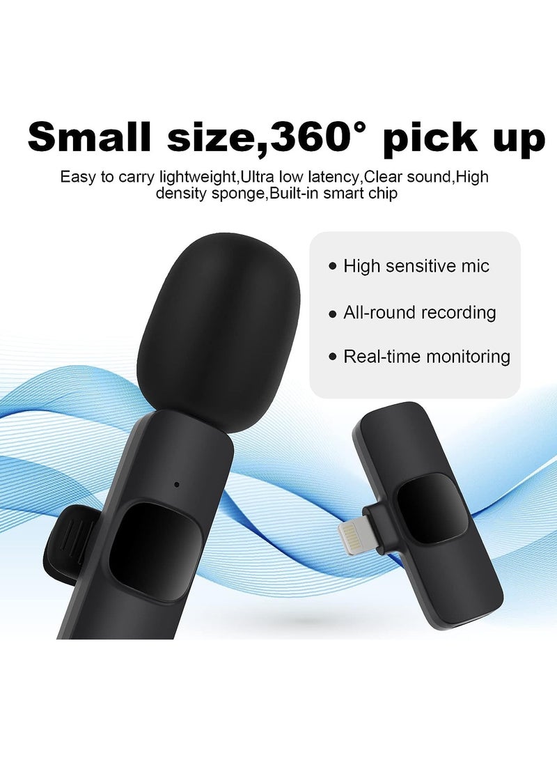 NNEWVANTE Wireless Microphone for iPhone, iPad, Wireless Clip Microphone, Recording Microphone, Wireless Lavalier Microphone, Mini Microphone, Professional Microphone, Studio Microphone - Image 5