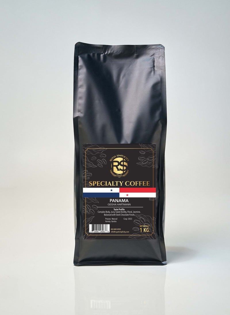 Royal Simplicity Coffee Panama Geisha Hartmann