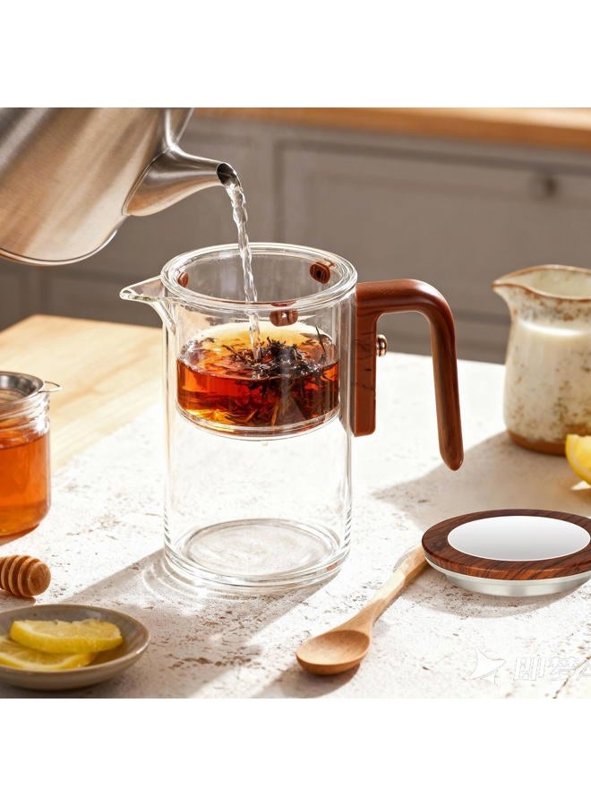MACTANO Enchant Tea Pot, Magic Witchcraft Enchanted Long Spout Glass Teapot with Strainer -595ML - Image 3