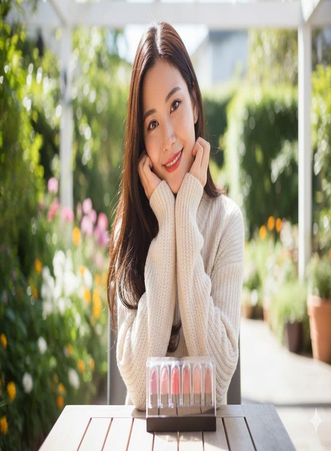 بينر مجموعة أحمر شفاه صغيرة غير لامعة، من مجموعة بينر، 12 لونًا غنيًا بالصبغة، حجم مناسب للسفر، ألوان من النيود إلى الأحمر الجريء - Image 3