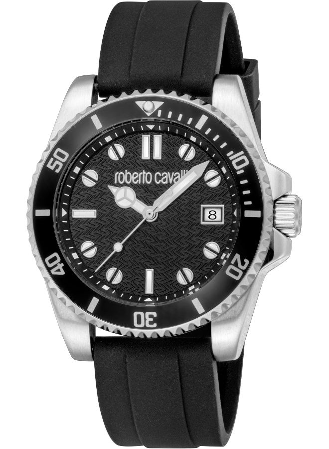 Roberto Cavalli  RC5G129P0025 - Rubber Male Quartz Analogue - Image 1