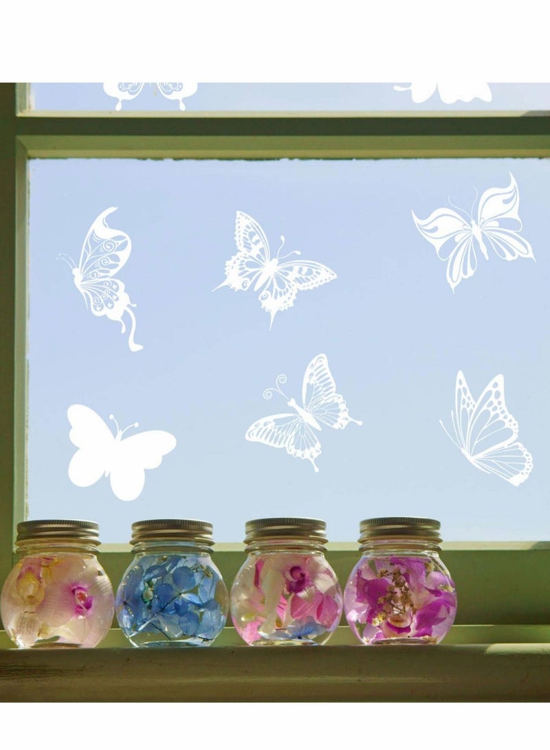 Captaintech Butterfly Static Window Clings Anti Collision Window Decals for Bird Strikes, Glass Alert Stickers, Stop Birds Flying into Windows, Set of 24 - Image 2
