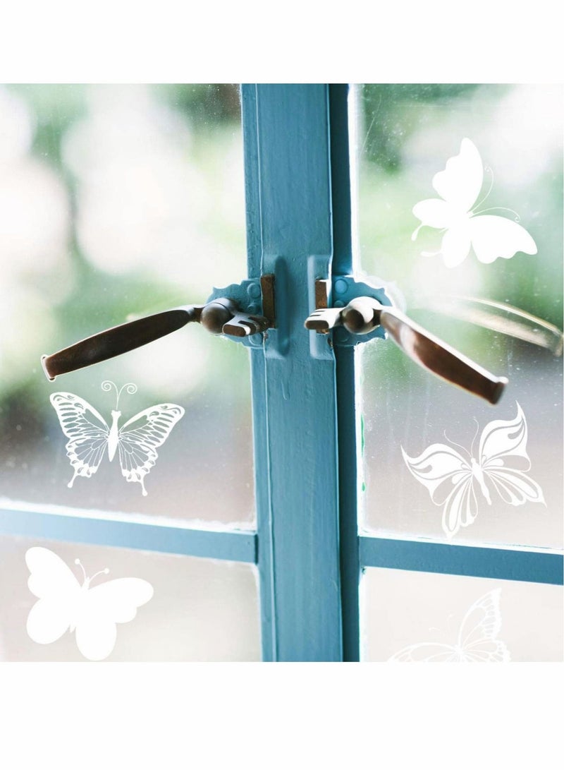 Captaintech Butterfly Static Window Clings Anti Collision Window Decals for Bird Strikes, Glass Alert Stickers, Stop Birds Flying into Windows, Set of 24 - Image 3