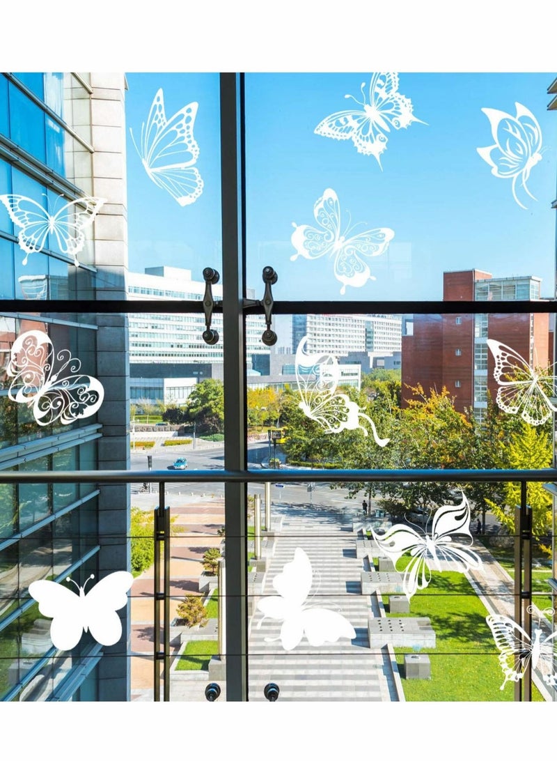 Captaintech Butterfly Static Window Clings Anti Collision Window Decals for Bird Strikes, Glass Alert Stickers, Stop Birds Flying into Windows, Set of 24 - Image 5