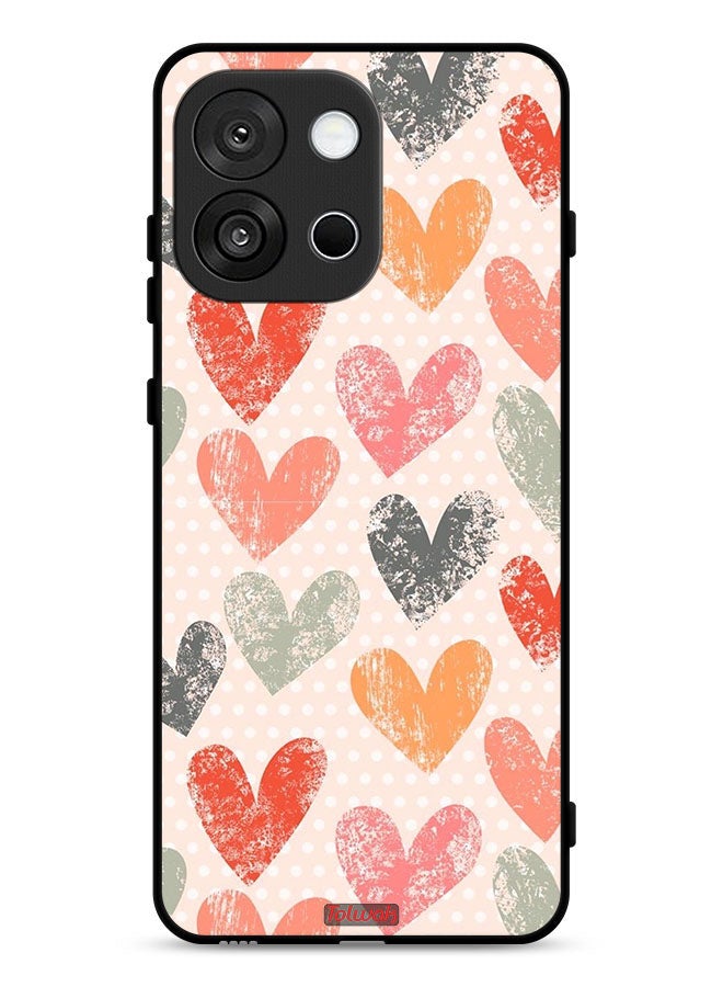 Tolwak OnePlus 13s Protective Case Cover Hearts Art - Image 1