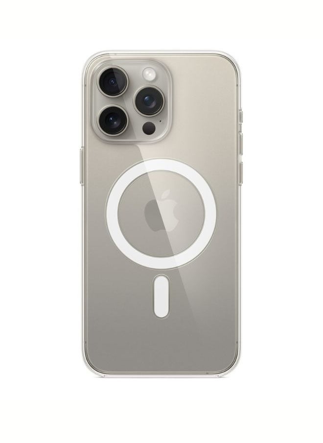 Generic - Premium iPhone 15 Pro max clear case with MagSafe ​​​​​​​ - Image 1