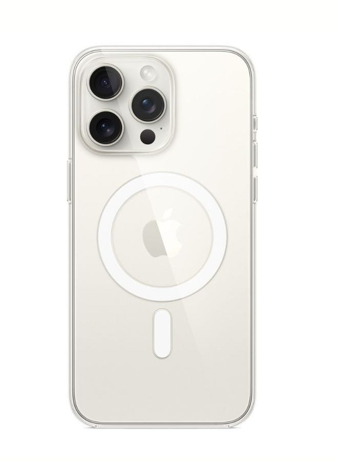 Generic - Premium iPhone 15 Pro max clear case with MagSafe ​​​​​​​ - Image 1