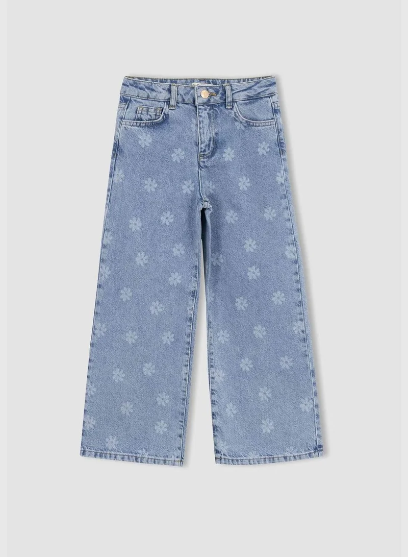 DeFacto Girl Wide Leg Denim Trousers