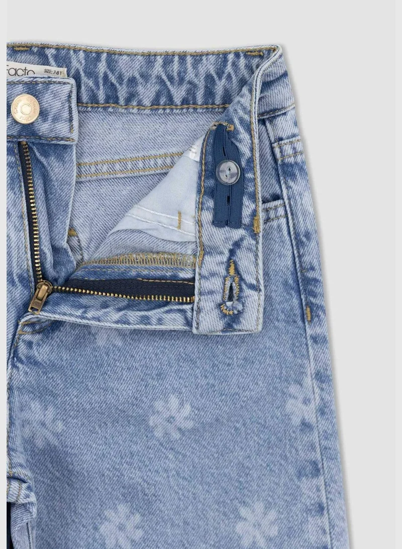 DeFacto Girl Wide Leg Denim Trousers