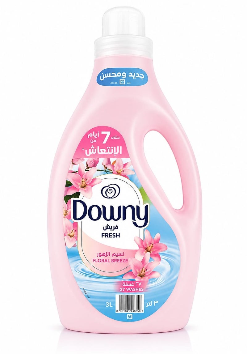 Regular fabric softener with floral breeze scent, 3L