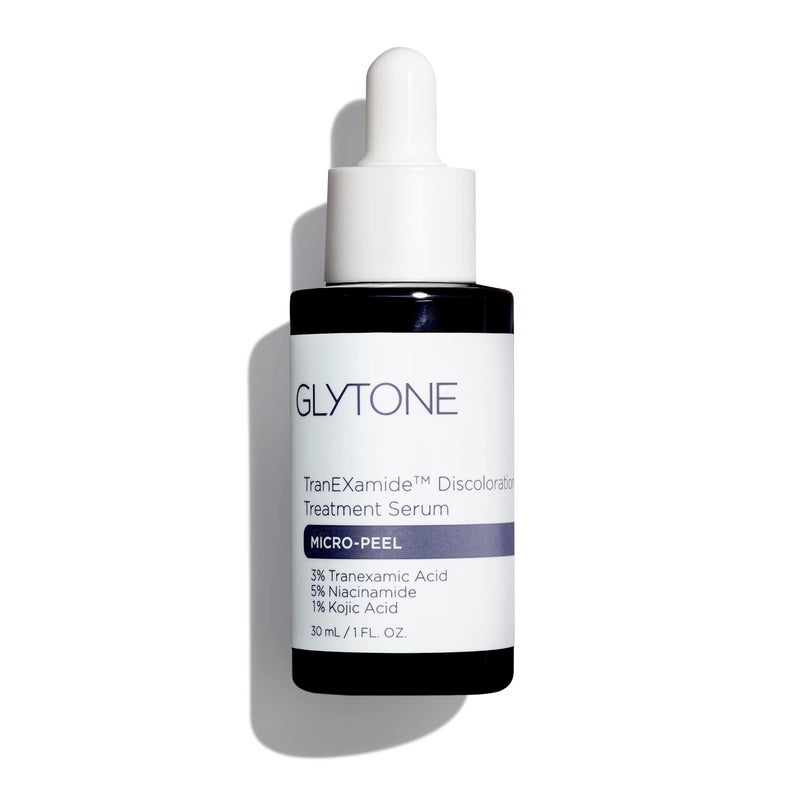 Glytone MicroPeel TranEXamide Discoloration Serum  With 3 Tranexamic Acid  For Dark Spots  Vegan Paraben  FragranceFree  1 fl oz