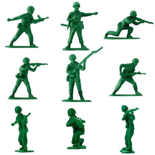 HAPTIME Toys for Boys, Toy Soldiers Set (50 pcs ) , Green Army Men Action Figures, Plastic Military Toys - Inspire Creative Play and Learning Adventures for Kids - Image 3