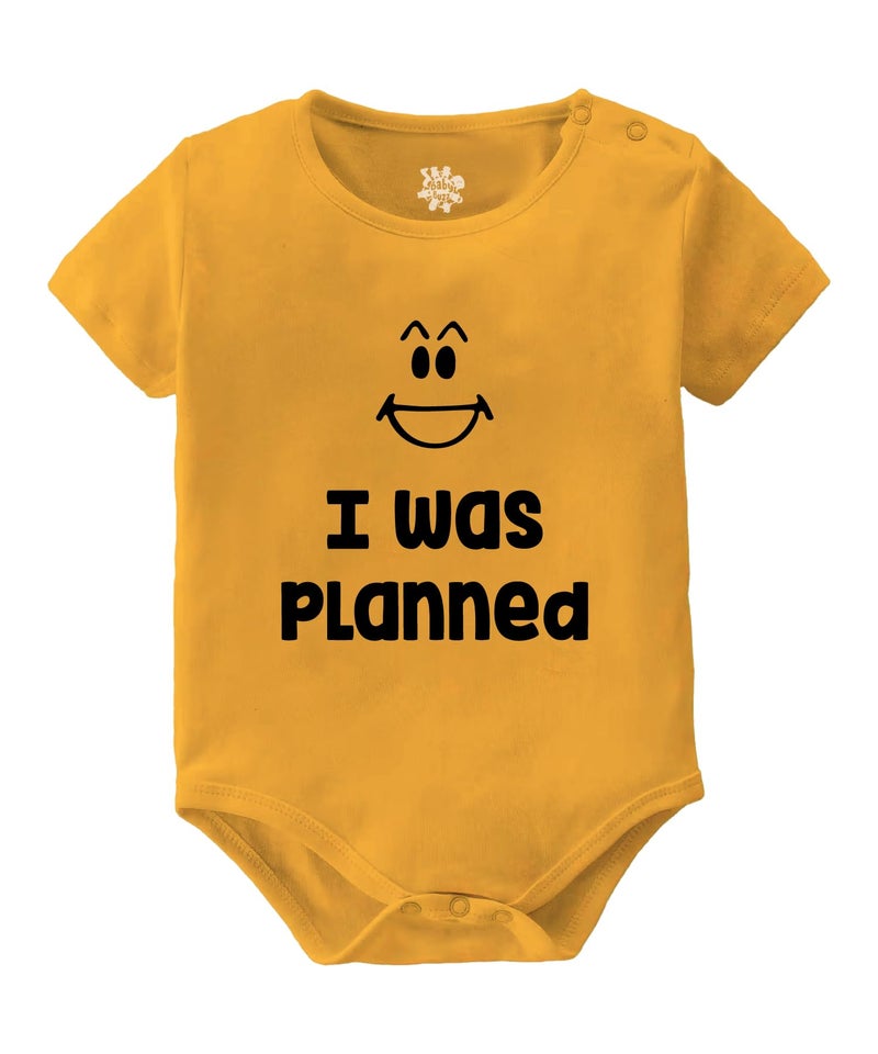 Baby Buzz Twin Dress Romper I Was Planned & I Was Surprised l Pack Of 2 For Newborn Twin Baby Boy Girl |100% Cotton Clothes Bodysuit 0-3 Monthly - Image 2
