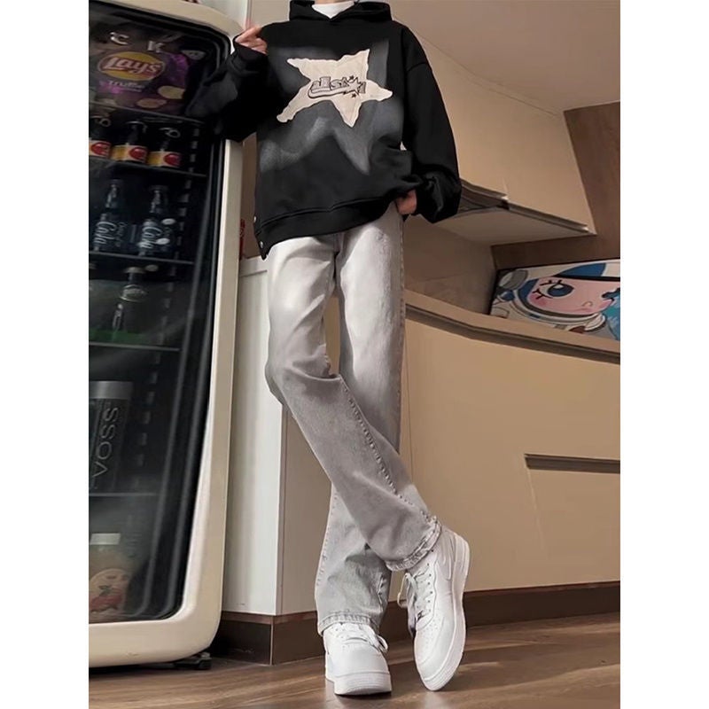 Unisex Classic Denim Jeans Loose Fit Daily Outdoor Wear - Image 3