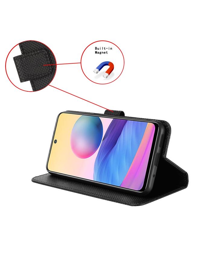 S-TOP Case For Realme C30 4G Diamond Texture Leather Phone Case - Image 5