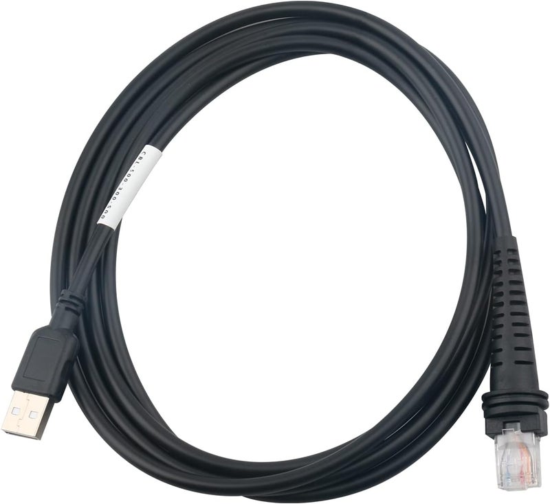 كابل USB للماسح متوافق مع ماسح الباركود هونيول 1900G 1200G 1300G 1400G 1500G 1911i 1280i cbl-500-300-s00 (2م/6.56قدم منفذ USB مستقيم) - Image 1