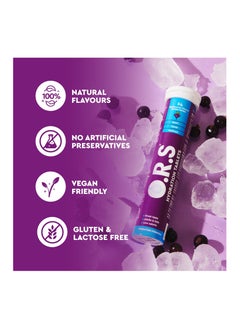 ORS Ors Hydration Tablets With Electrolytes, Black Currant Flavor - 24 Count Pack  - Image 3