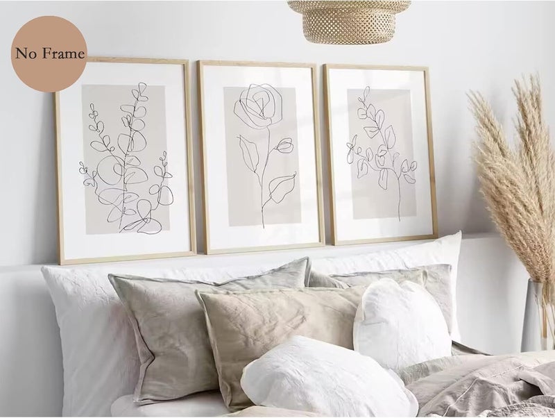 Joocrise Botanical Wall Art Set - Unframed - Image 3
