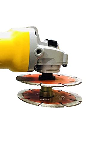 Dumdaar Angle Grinder Double Wheel Adaptor/Nut/Attachment for Using Two Blades, Cuts 1"(25mm) Gap Like Wall Chaser M10 Thread (4"-100mm) - Image 3