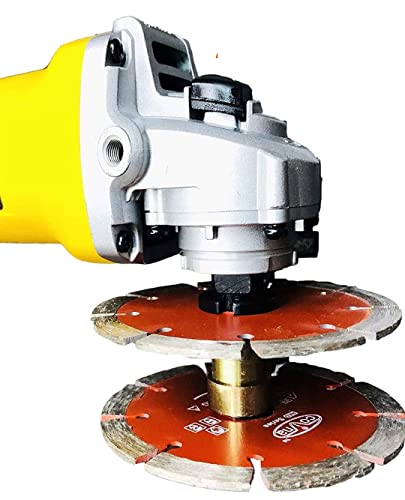 Dumdaar Angle Grinder Double Wheel Adaptor/Nut/Attachment for Using Two Blades, Cuts 1"(25mm) Gap Like Wall Chaser M10 Thread (4"-100mm) - Image 4