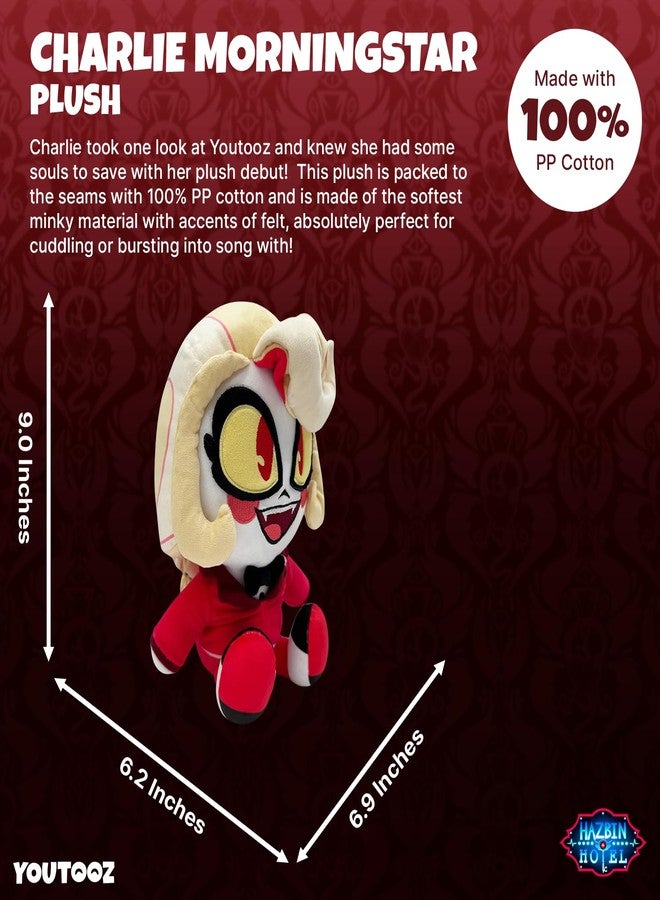 Youtooz Charlie Morningstar Plush, 9-Inch Collectible Plush from Hazbin Hotel - Image 5