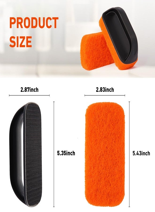 Cooptop 14-Piece Griddle Cleaning Kit for Blackstone and Camp Chef, Non-Scratch Scouring Pads for Cleaning Kitchen, Bathroom, Flat Top Grill Cleaning Kit with 13 Griddle Scrubber Pads with 1 Upgraded Handle - Image 2
