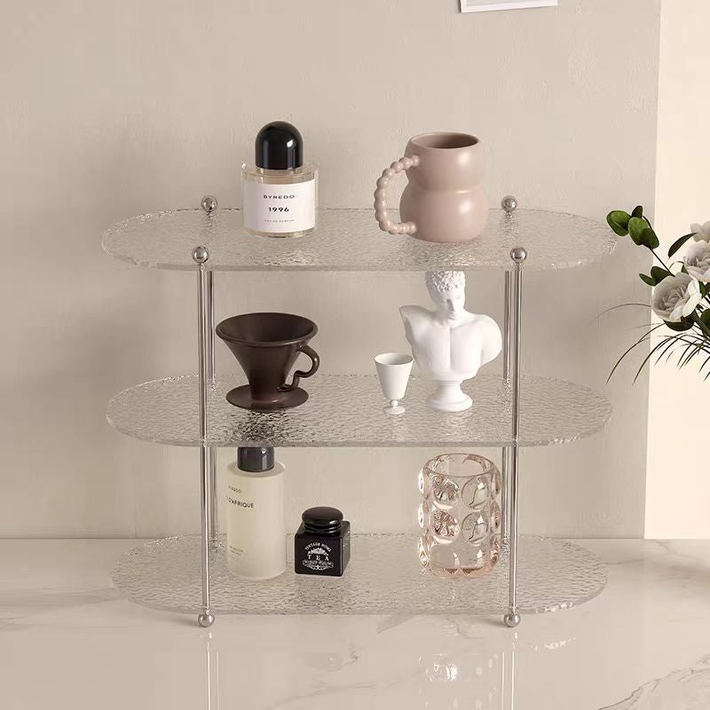 Acrylic Multi-Layer Storage Rack – Nordic Style Decorative Desktop Organizer - Image 4