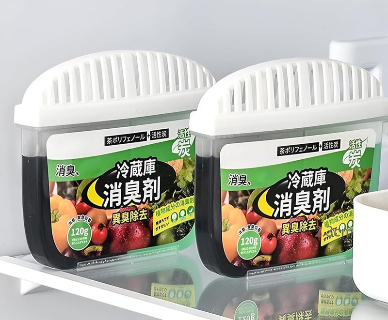 Refrigerator Deodorizer Box with Advanced Technology to Absorb Unwanted Odors and Maintain Food Quality Vegetables and Fruits Multi Odors and Colors - Image 3