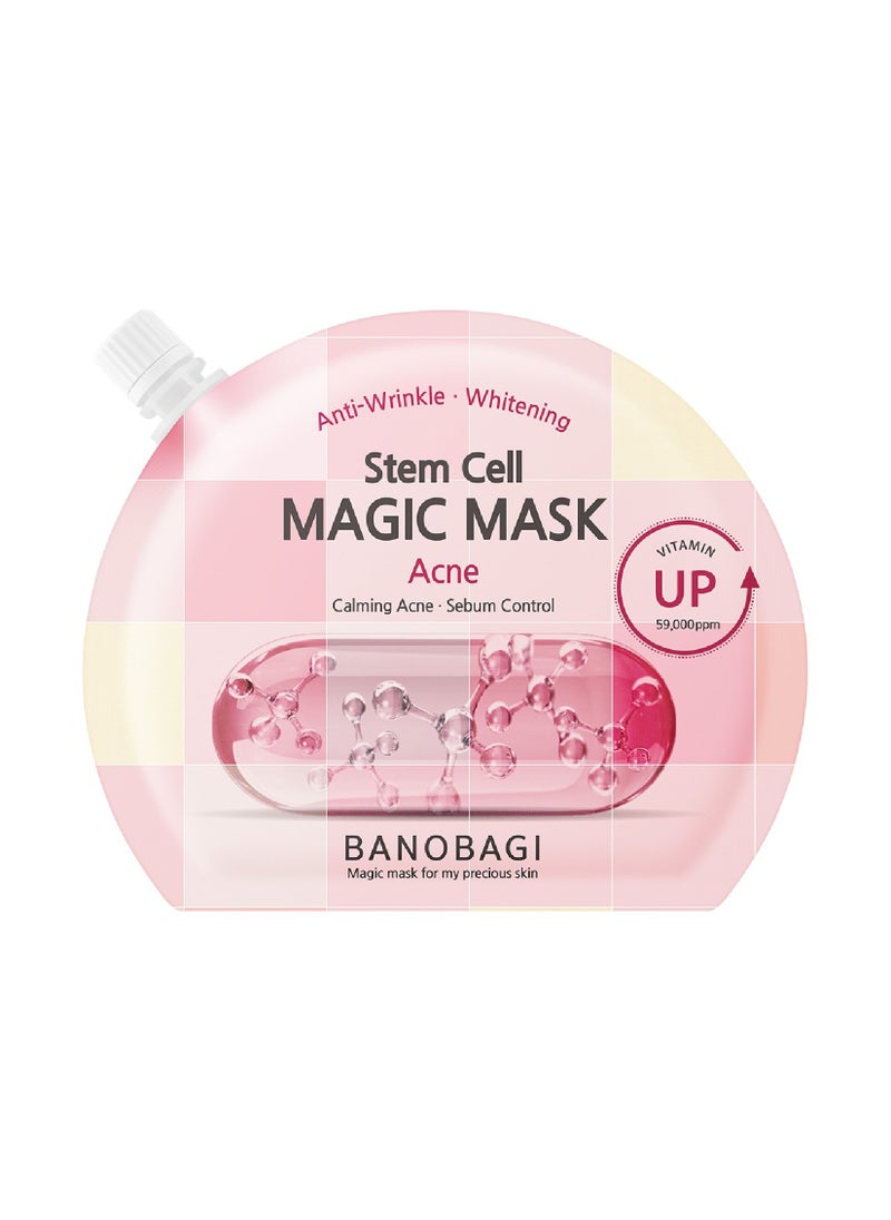 Banobagi - Stem Cell Acne Gel Mask Korean Skincare Face Mask  Whitening Anti-Wrinkle Sebum Control  Combat Acne Promote Even-Toned Healthier Skin - Image 1