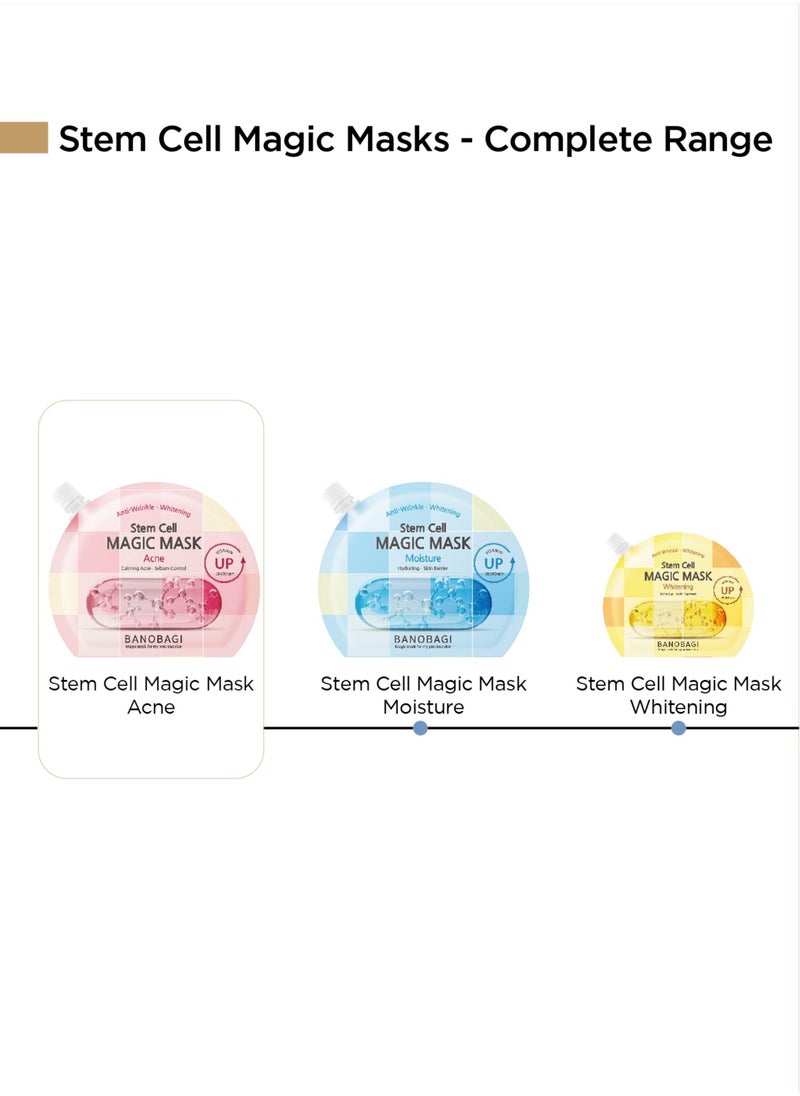 Banobagi - Stem Cell Acne Gel Mask Korean Skincare Face Mask  Whitening Anti-Wrinkle Sebum Control  Combat Acne Promote Even-Toned Healthier Skin - Image 1