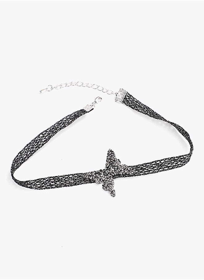 NIBEMINENT Elegant Butterflies Choker Black  - Image 2