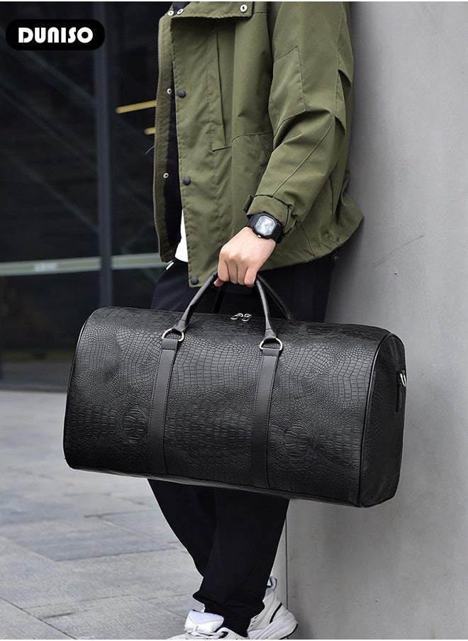DUNISO - Travel Duffel Bag Luggage Collection Business Travel Suitcase Weekender Overnight Bag Large Carry On Airport Bag for Travel Business Trips Sports Duffel Bag Gym Sports Luggage Bags - Image 1