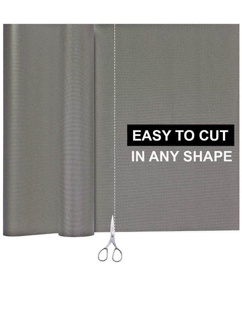 Fancyku EVA Anti Slip MatSheet for Fridge Bathroom Kitchen Drawer Shelf Liner 60 cm X 10 m Grey 60x1000 - Image 2
