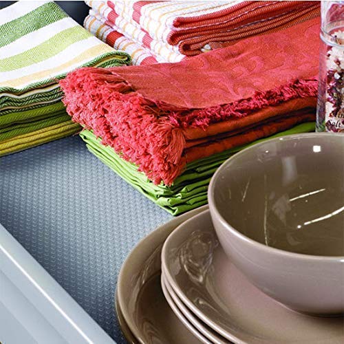 Fancyku EVA Anti Slip MatSheet for Fridge Bathroom Kitchen Drawer Shelf Liner 60 cm X 10 m Grey 60x1000 - Image 4