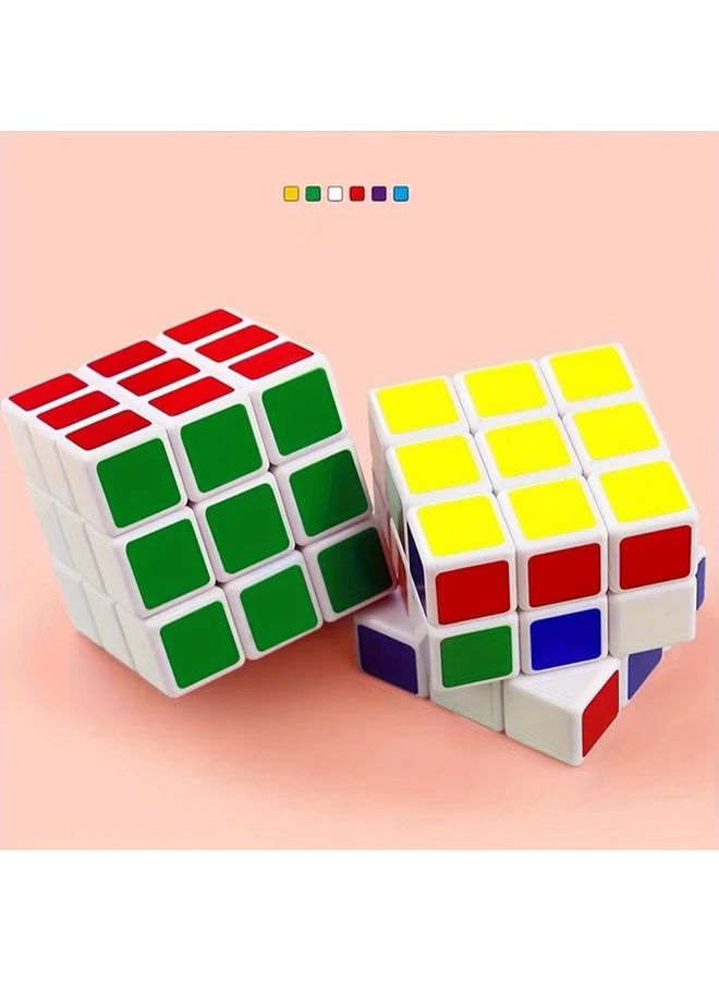 Smooth Glide Cube Puzzle Mixed Colors Perfect Gift For Beginners - Image 2