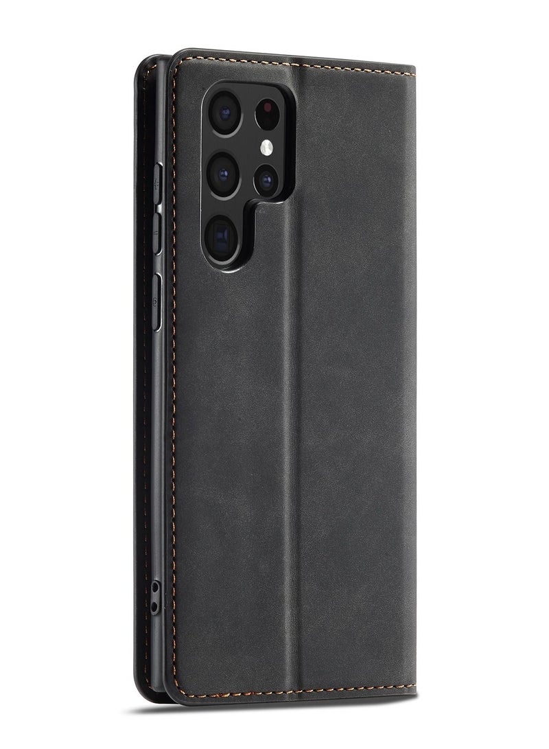 Suteni Flip Cover Leather Protective Case for Samsung Mobile Phone - Image 1