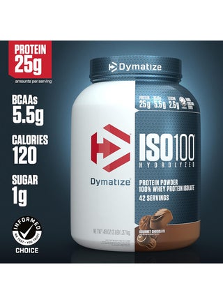ISO 100 Hydrolysed Protein Powder - Gourmet Chocolate 3lb - view 5