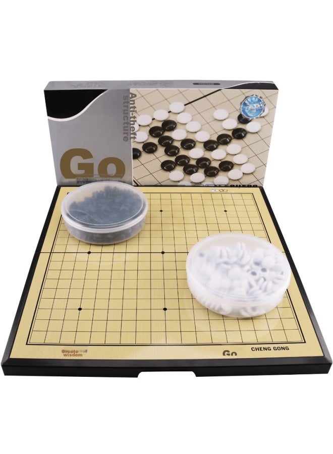 SUCCESS Chenggong Magnetic Go Set, Extra Large Size, Magnetic Five-in Chess, Black And White Checkers, 361 Pieces, Portable Folding Camping - Image 4